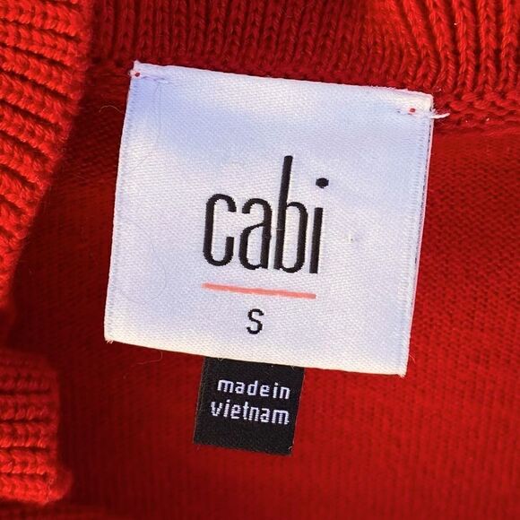 Cabi Cavalier Cardigan in Scarlet Red. Size Small.  NWOT - Picture 6 of 10